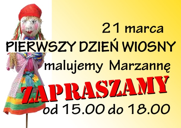 Pierwszy dzień wiosny 2012 - malowanie marzanny