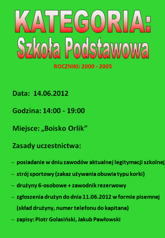 turniej piłki nożnej - 14-06-2012